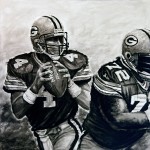 Acrylic on Canvas - Brett Favre Steakhouse