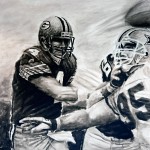 Acrylic on Canvas - Brett Favre Steakhouse