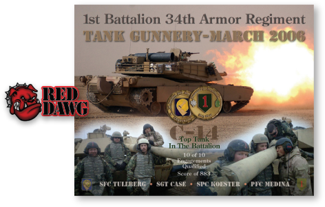 John Koester Originals - Red Dawg - Tank Gunnery