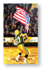 Green Bay Packer Chris Gizzi after 911