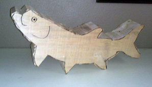 John Koester Originals - Tarpon Carving Progress